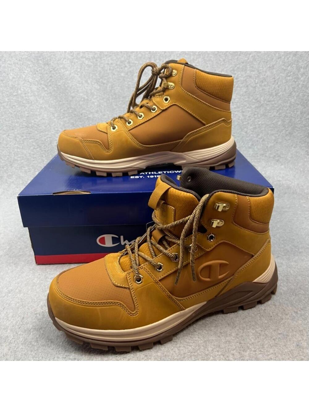 Champion EXPO Rogue Men's Leather Boots Size 13 Hiking Heavy duty Mid Top New